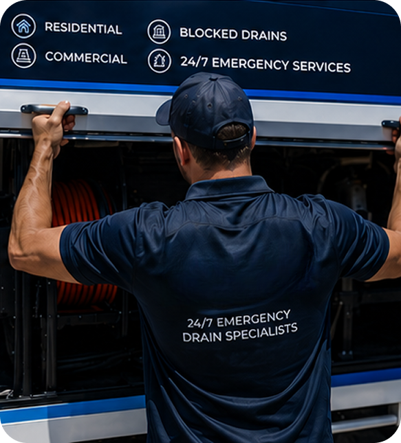 Licensed blocked drain plumber servicing a Waitara home